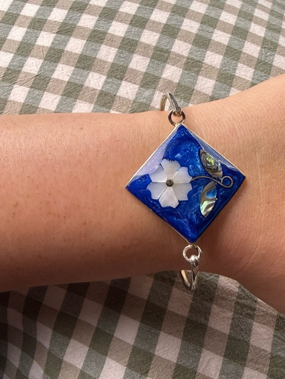 Vintage Alpaca Bracelet ( Large Fit )